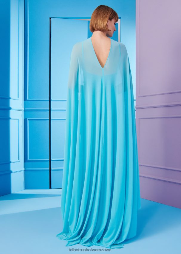 Talbot Runhof odzież basen niebieski kobiety suknia wieczorowa coppelia7 0RPB2J53