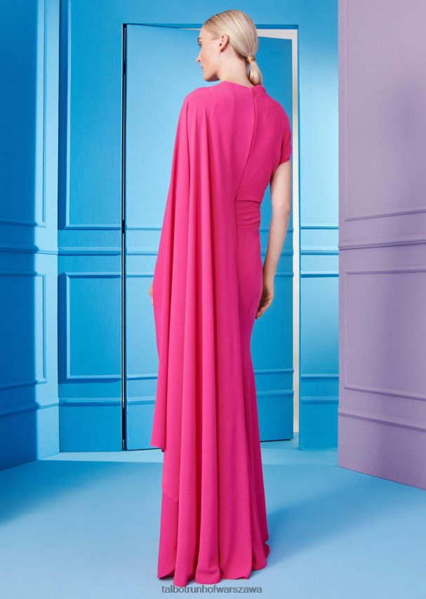 Talbot Runhof odzież begonia różowa kobiety suknia wieczorowa horaz2 0RPB2J36