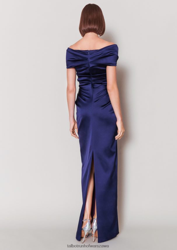 Talbot Runhof odzież ciemny niebieski kobiety suknia wieczorowa tokara4 0RPB2J108