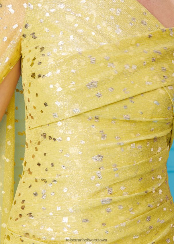 Talbot Runhof odzież cytrynowo żółty kobiety suknia wieczorowa Rosedale9 0RPB2J44