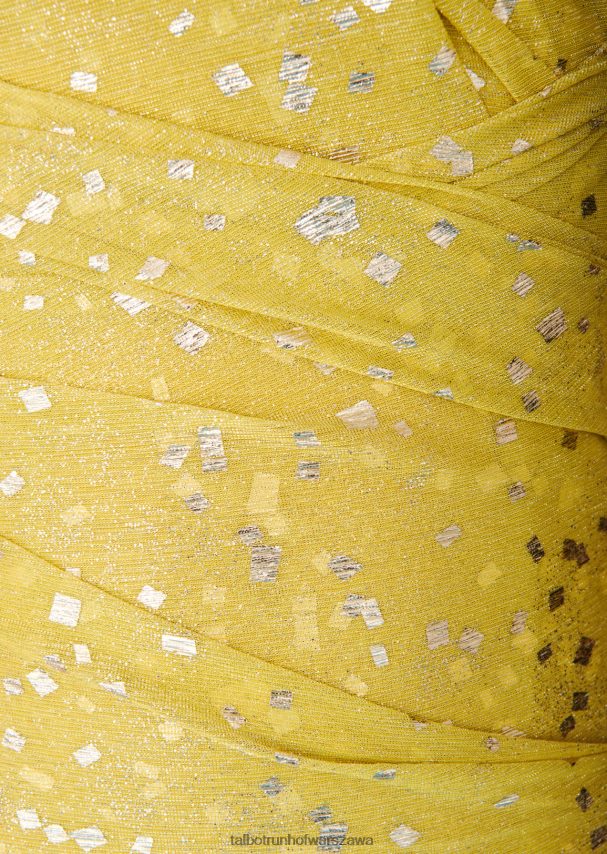 Talbot Runhof odzież cytrynowo żółty kobiety suknia wieczorowa hong2 0RPB2J46