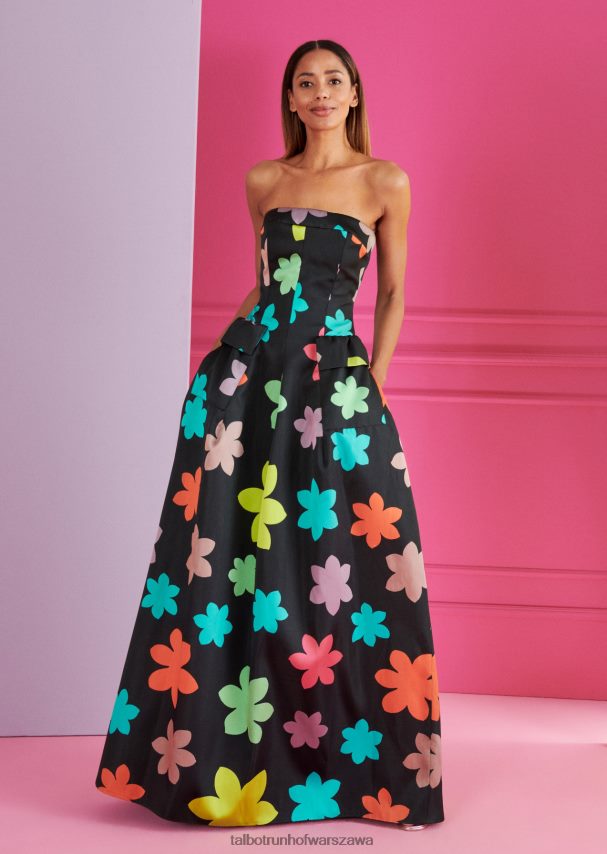 Talbot Runhof odzież czarny kobiety suknia balowa 4 0RPB2J84