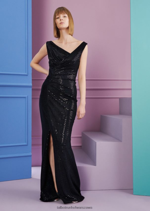 Talbot Runhof odzież czarny kobiety suknia wieczorowa honor5 0RPB2J2