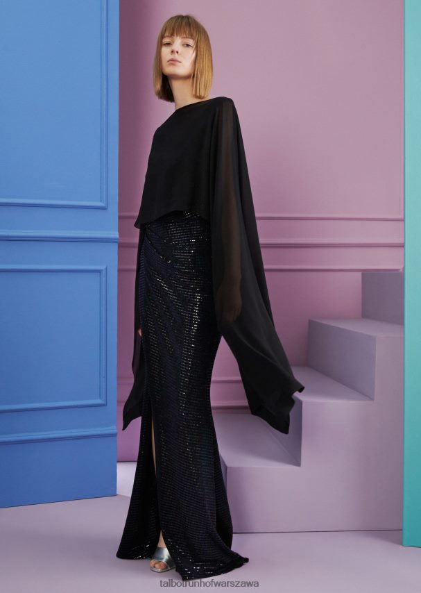 Talbot Runhof odzież czarny kobiety suknia wieczorowa honor5 0RPB2J2