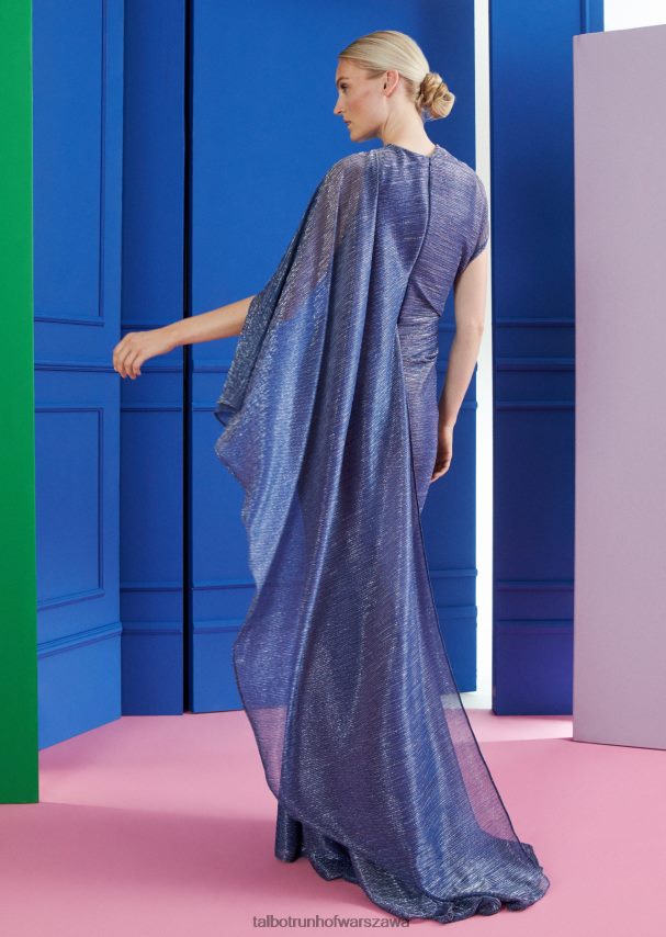 Talbot Runhof odzież elektryczny błękit kobiety suknia wieczorowa horaz1 0RPB2J79