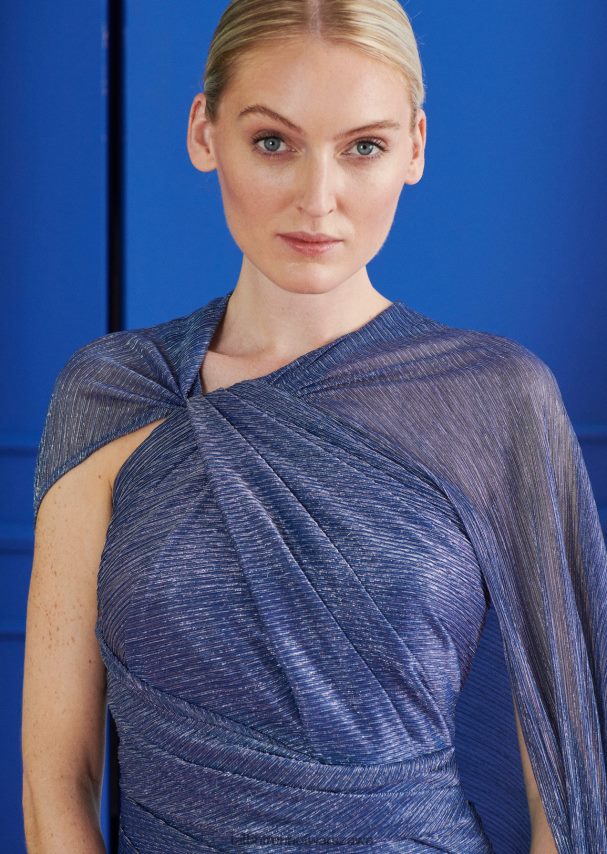 Talbot Runhof odzież elektryczny błękit kobiety suknia wieczorowa horaz1 0RPB2J79