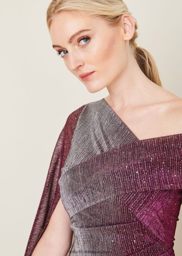 Talbot Runhof odzież fuksjowa czerwień kobiety suknia wieczorowa Rosedale7 0RPB2J92