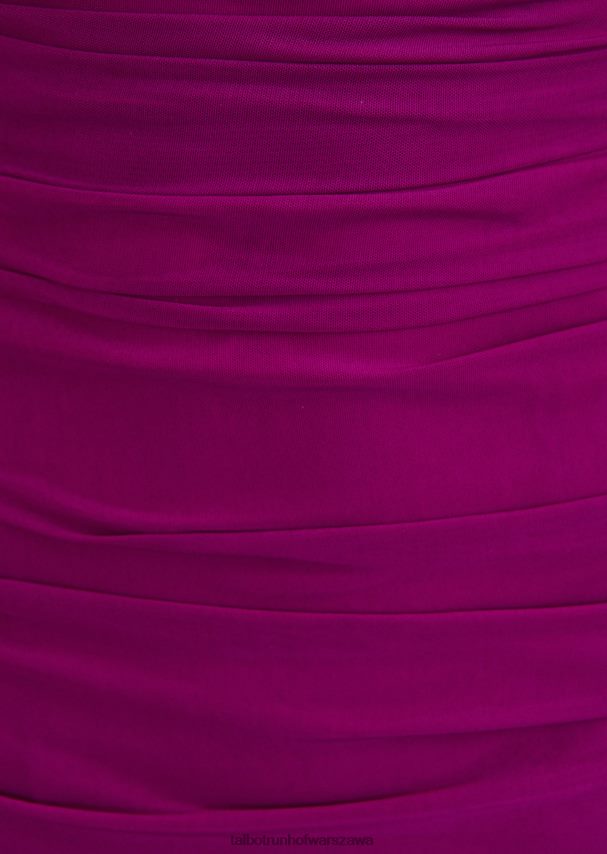 Talbot Runhof odzież fuksjowy róż kobiety suknia wieczorowa bortolo4 0RPB2J10