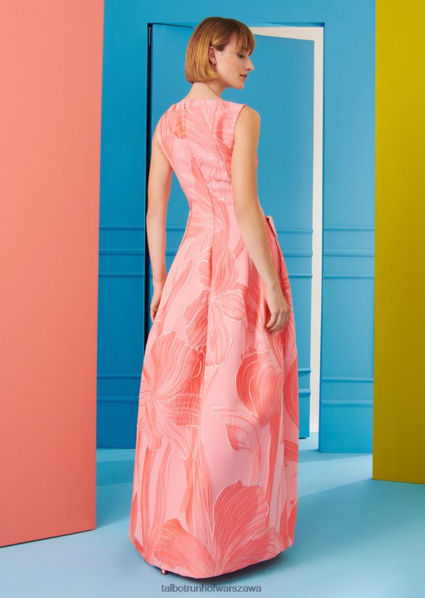 Talbot Runhof odzież granat, pomarańcza kobiety suknia wieczorowa gozania2 0RPB2J64