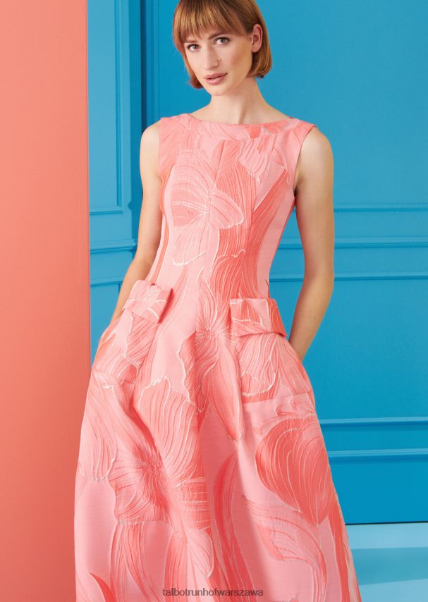 Talbot Runhof odzież granat, pomarańcza kobiety suknia wieczorowa gozania2 0RPB2J64