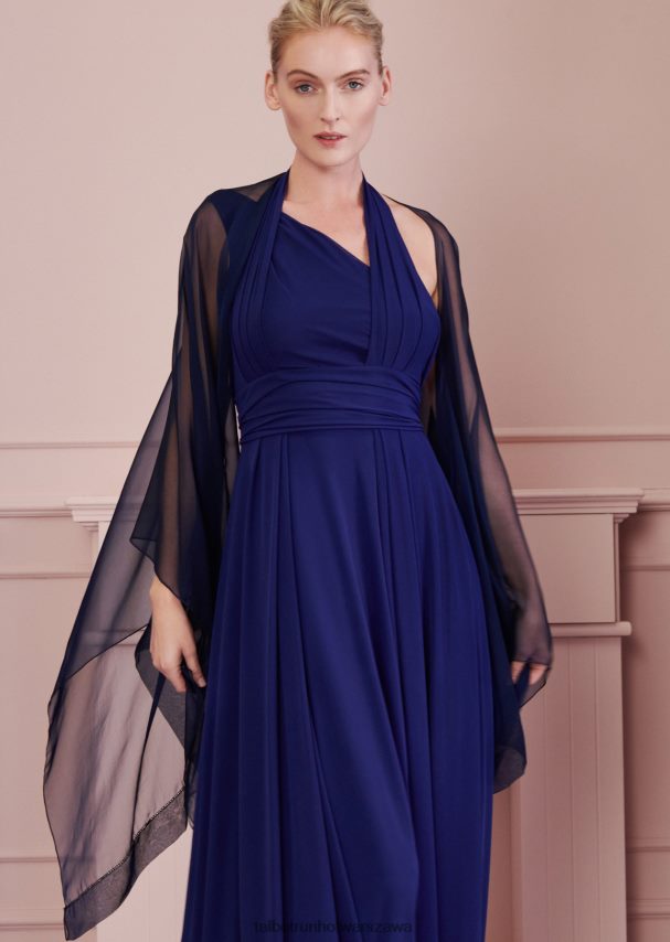 Talbot Runhof odzież kobaltowy błękit kobiety suknia wieczorowa googly3 0RPB2J15