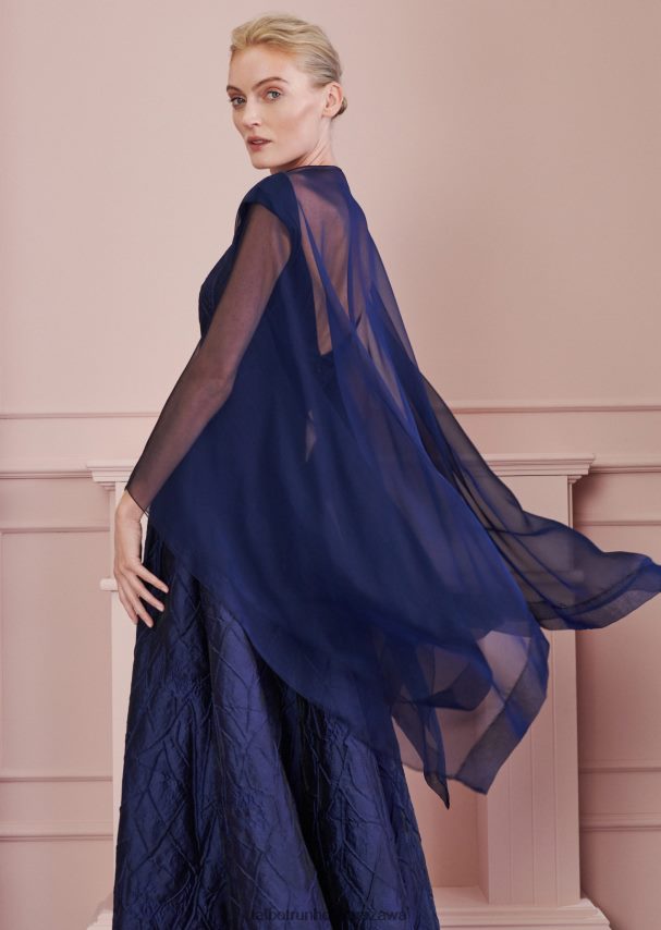 Talbot Runhof odzież królewski granat kobiety suknia balowa covana3 0RPB2J23