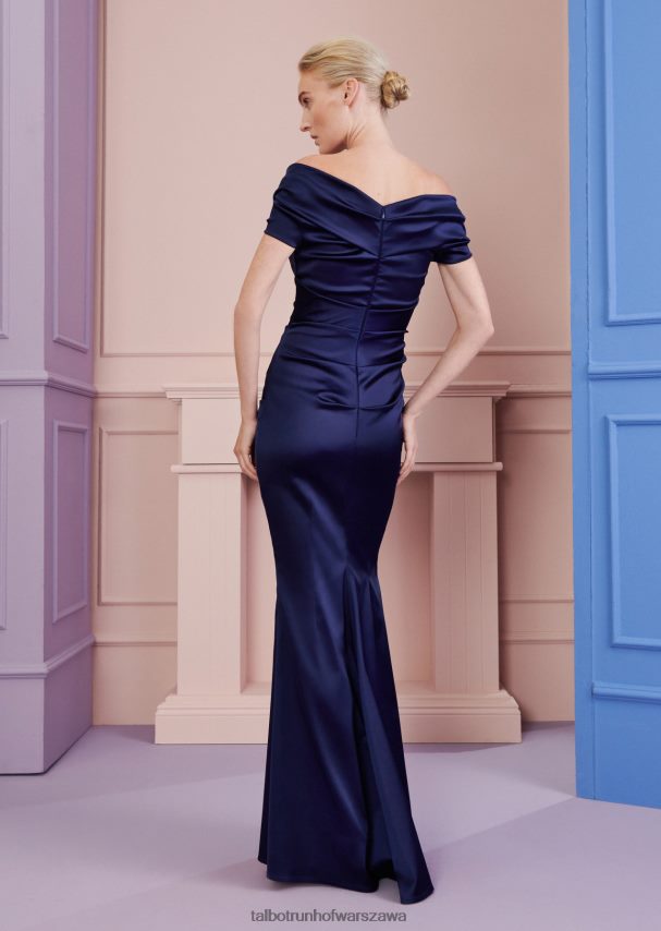 Talbot Runhof odzież królewski granat kobiety suknia wieczorowa donavan4 0RPB2J29