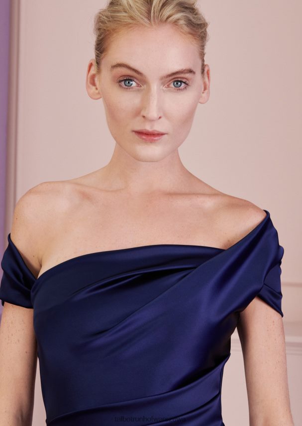 Talbot Runhof odzież królewski granat kobiety suknia wieczorowa donavan4 0RPB2J29