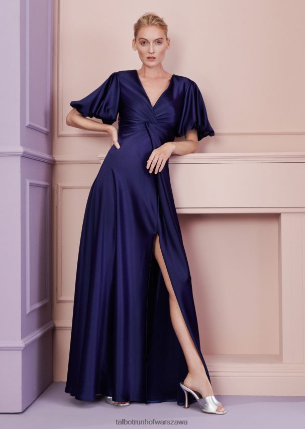 Talbot Runhof odzież królewski granat kobiety suknia wieczorowa golambini11 0RPB2J4