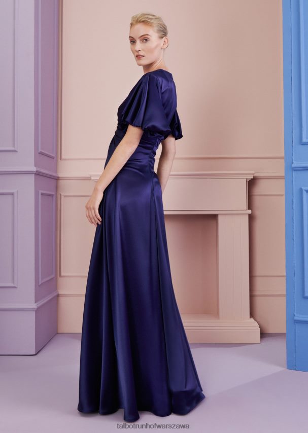 Talbot Runhof odzież królewski granat kobiety suknia wieczorowa golambini11 0RPB2J4
