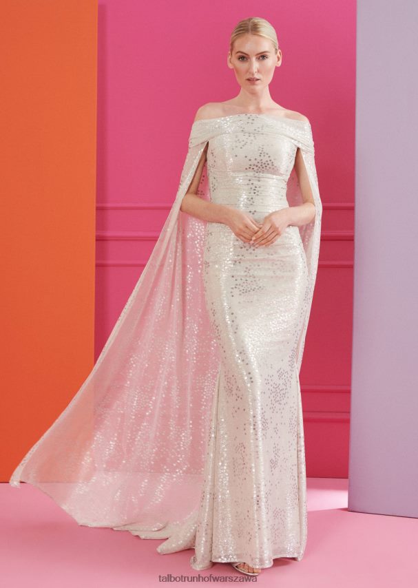 Talbot Runhof odzież krem kobiety suknia wieczorowa bortolo5 0RPB2J73
