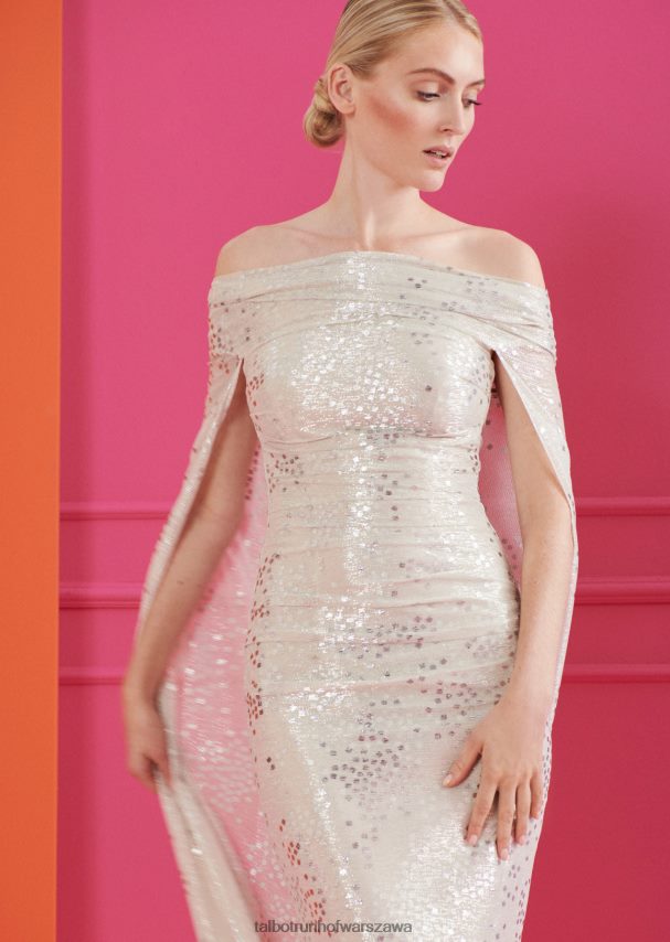 Talbot Runhof odzież krem kobiety suknia wieczorowa bortolo5 0RPB2J73