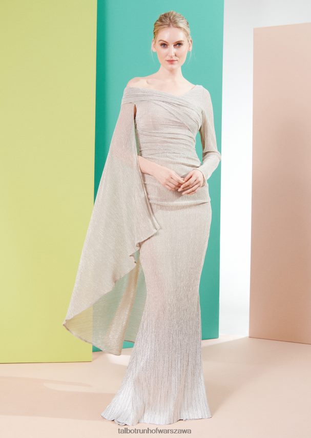 Talbot Runhof odzież lodowaty kobiety suknia wieczorowa goldfield1 0RPB2J98