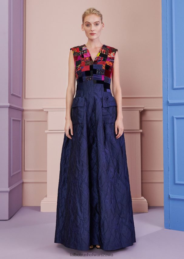 Talbot Runhof odzież marynarka królewska kobiety suknia balowa kormus1 0RPB2J17