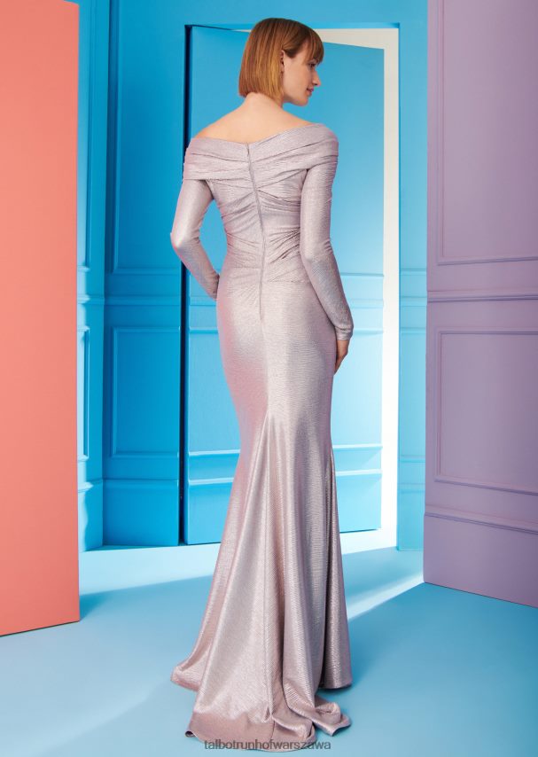 Talbot Runhof odzież mglisty liliowy kobiety hobbystyczne stroje wieczorowe 1 0RPB2J63