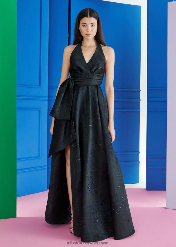 Talbot Runhof odzież niebieska północ kobiety suknia wieczorowa cosetta1 0RPB2J21