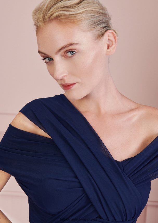 Talbot Runhof odzież niebieska północ kobiety suknia wieczorowa hoy2 0RPB2J19