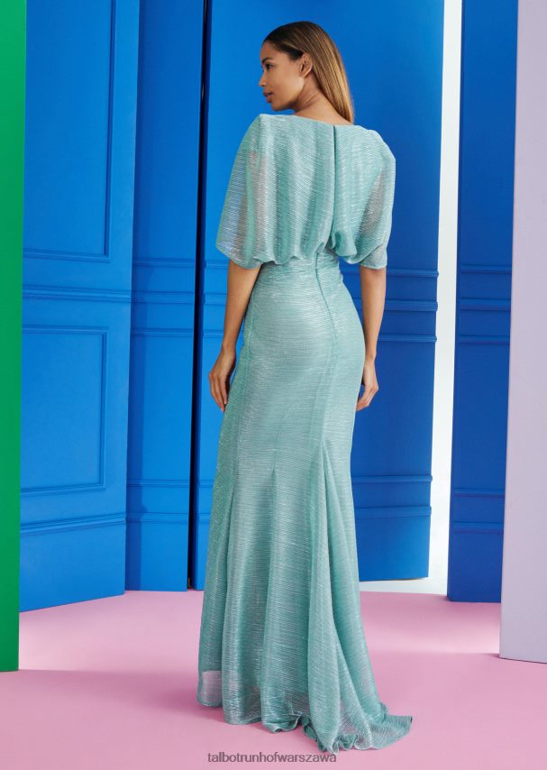 Talbot Runhof odzież piana morska kobiety suknia wieczorowa lobata29 0RPB2J78