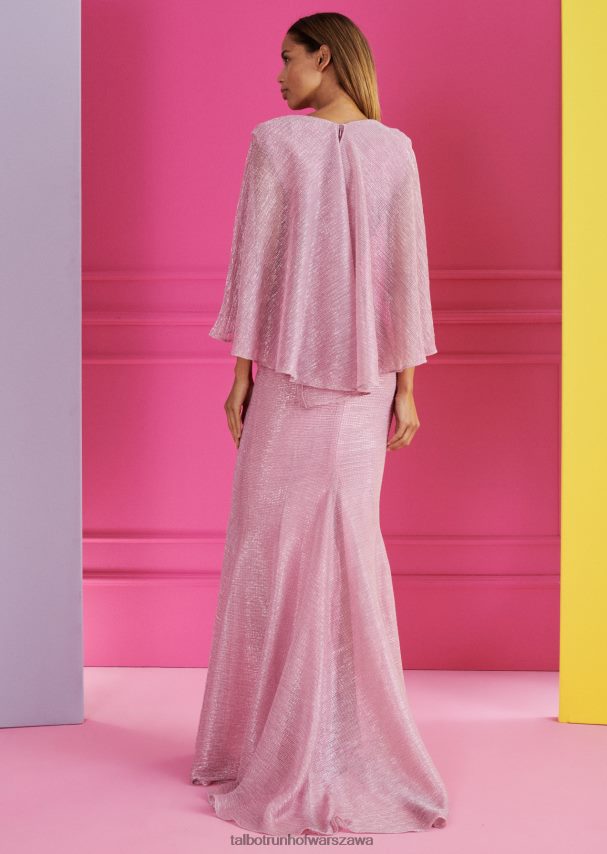 Talbot Runhof odzież róża azaliowa kobiety suknia wieczorowa doris2 0RPB2J69