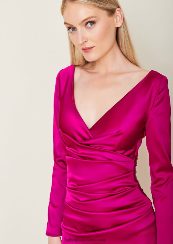 Talbot Runhof odzież razzmatazz różowy kobiety suknia wieczorowa vodice23 0RPB2J106