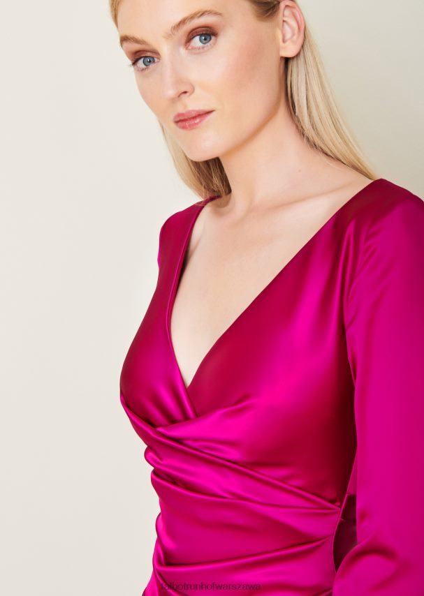 Talbot Runhof odzież razzmatazz różowy kobiety suknia wieczorowa vodice23 0RPB2J106