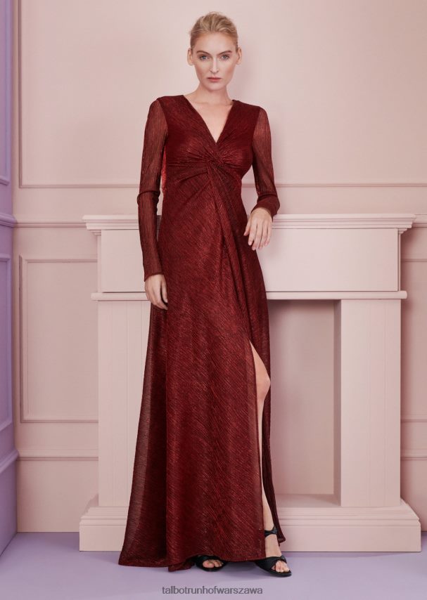 Talbot Runhof odzież rubinowa czerwień kobiety suknia wieczorowa golambini10 0RPB2J5