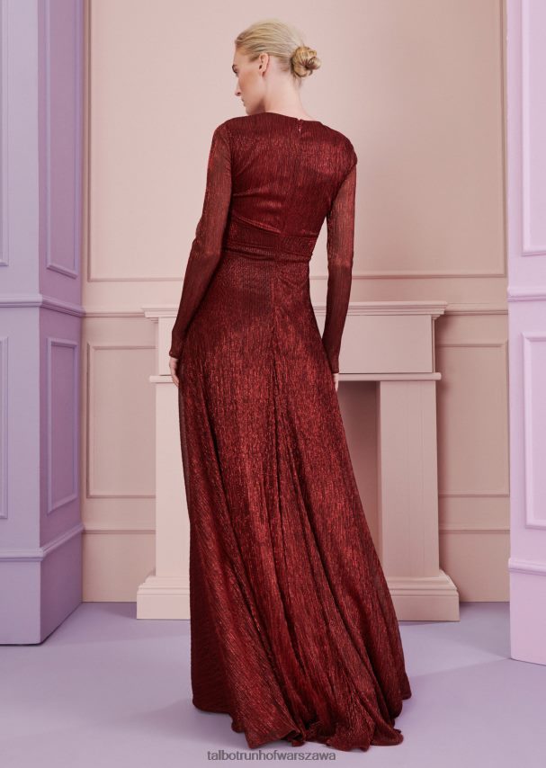 Talbot Runhof odzież rubinowa czerwień kobiety suknia wieczorowa golambini10 0RPB2J5