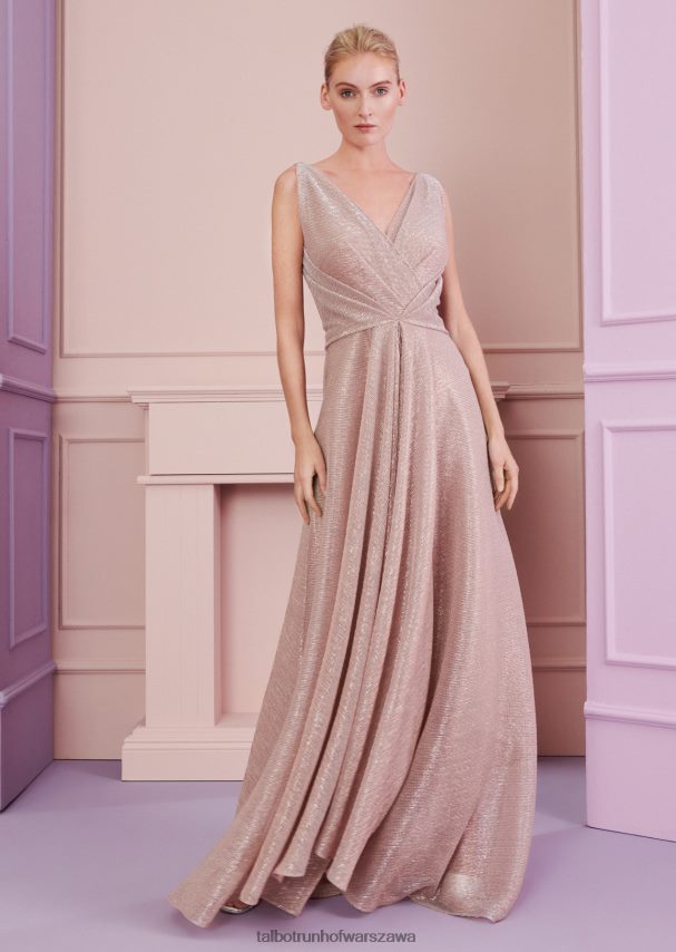 Talbot Runhof odzież rumieniec róż kobiety suknia wieczorowa holla2 0RPB2J35