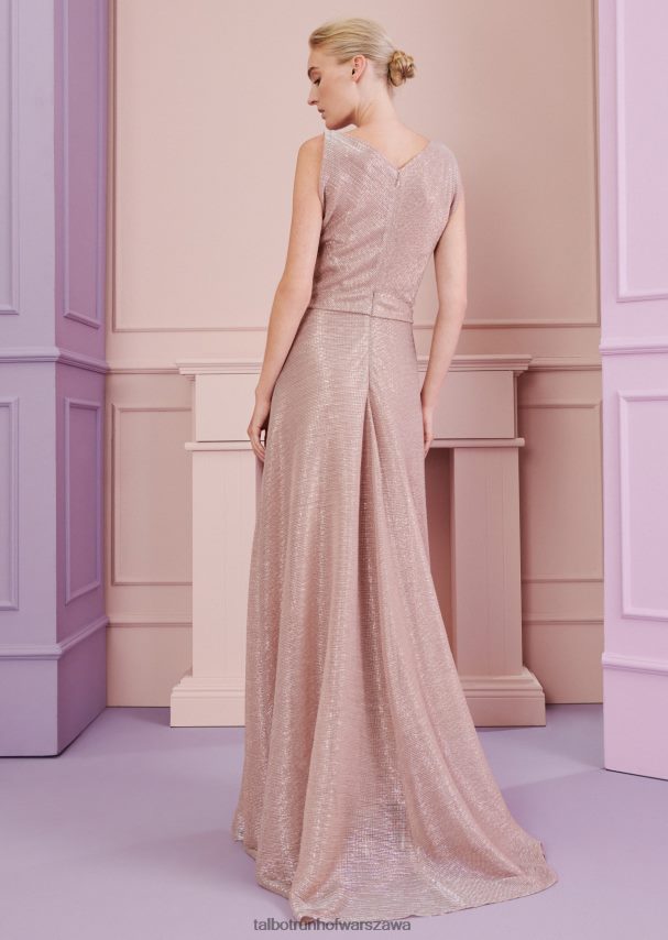 Talbot Runhof odzież rumieniec róż kobiety suknia wieczorowa holla2 0RPB2J35