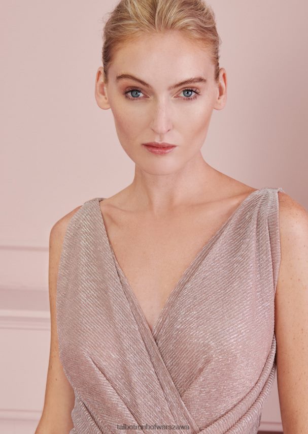 Talbot Runhof odzież rumieniec róż kobiety suknia wieczorowa holla2 0RPB2J35