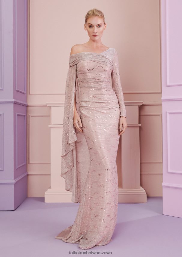 Talbot Runhof odzież rumieniec różowy kobiety suknia wieczorowa goldfield2 0RPB2J33