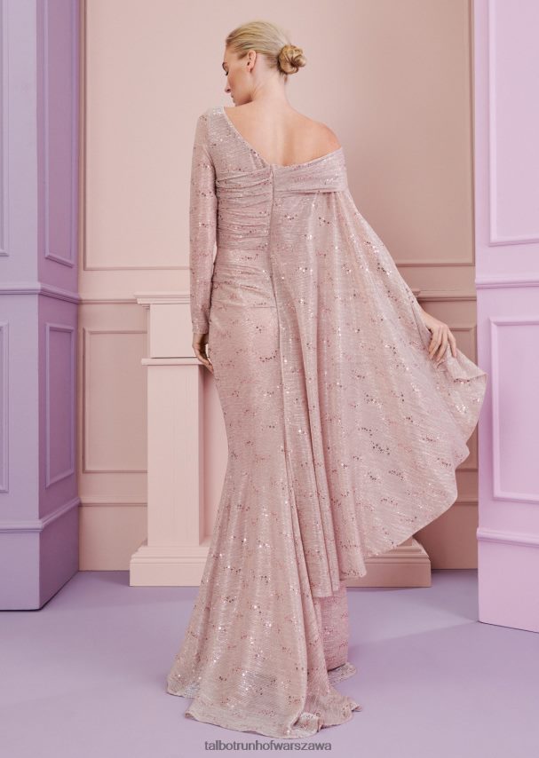 Talbot Runhof odzież rumieniec różowy kobiety suknia wieczorowa goldfield2 0RPB2J33