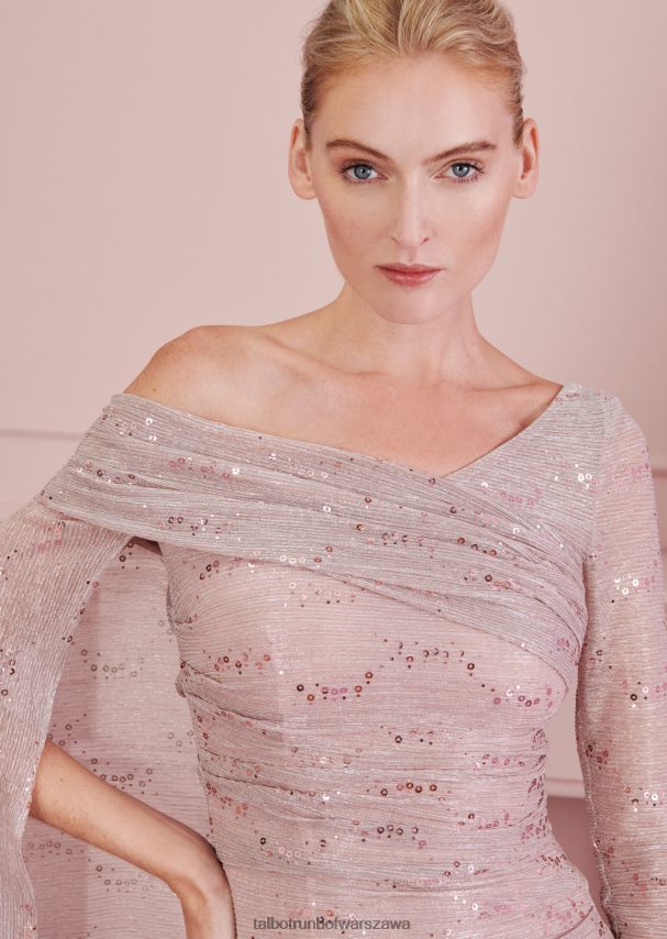 Talbot Runhof odzież rumieniec różowy kobiety suknia wieczorowa goldfield2 0RPB2J33