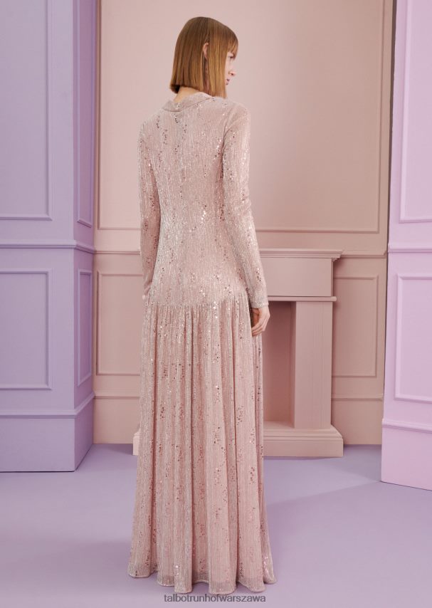 Talbot Runhof odzież rumieniec różowy kobiety suknia wieczorowa konzil1 0RPB2J34