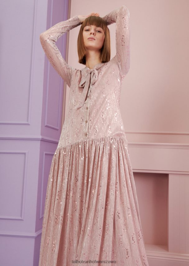 Talbot Runhof odzież rumieniec różowy kobiety suknia wieczorowa konzil1 0RPB2J34