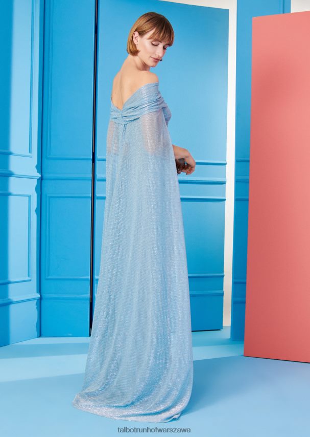 Talbot Runhof odzież turkus kobiety suknia wieczorowa bortolo2 0RPB2J42