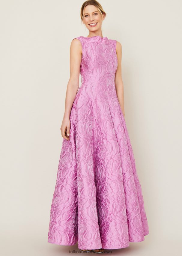 Talbot Runhof odzież łubin różowy kobiety suknia wieczorowa covana2 0RPB2J109