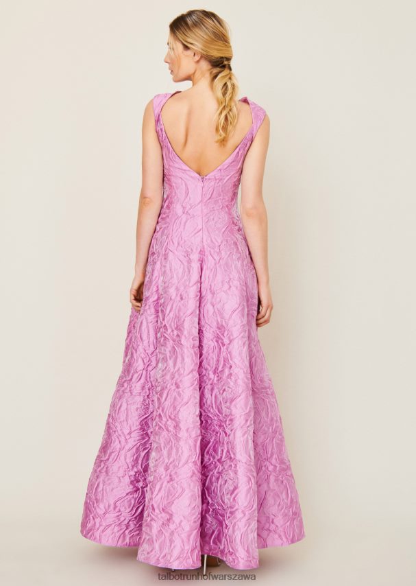 Talbot Runhof odzież łubin różowy kobiety suknia wieczorowa covana2 0RPB2J109