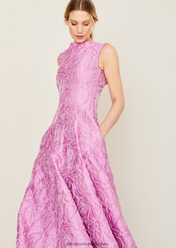 Talbot Runhof odzież łubin różowy kobiety suknia wieczorowa covana2 0RPB2J109