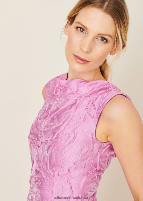 Talbot Runhof odzież łubin różowy kobiety suknia wieczorowa covana2 0RPB2J109