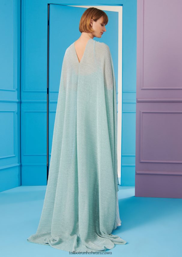 Talbot Runhof odzież zieleń piany morskiej kobiety suknia wieczorowa coppelia5 0RPB2J70