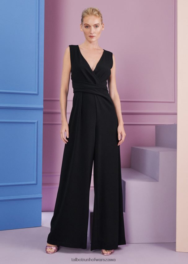 Talbot Runhof odzież czarny kobiety kombinezon didi3 0RPB2J257