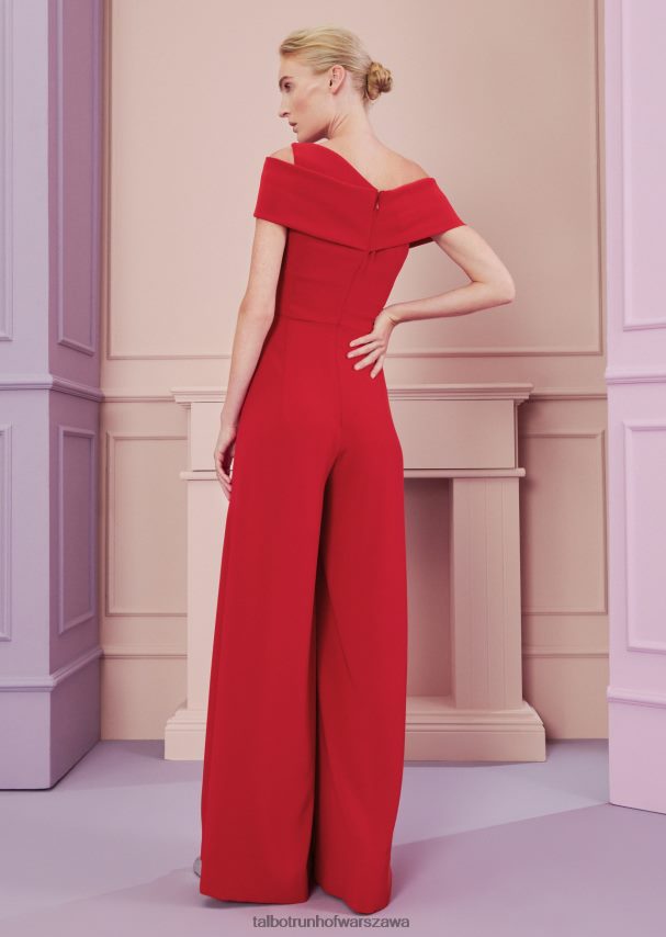 Talbot Runhof odzież torero czerwone kobiety ryzyko kombinezonu 2 0RPB2J250