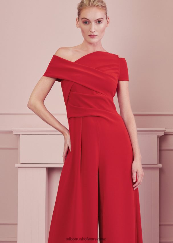 Talbot Runhof odzież torero czerwone kobiety ryzyko kombinezonu 2 0RPB2J250